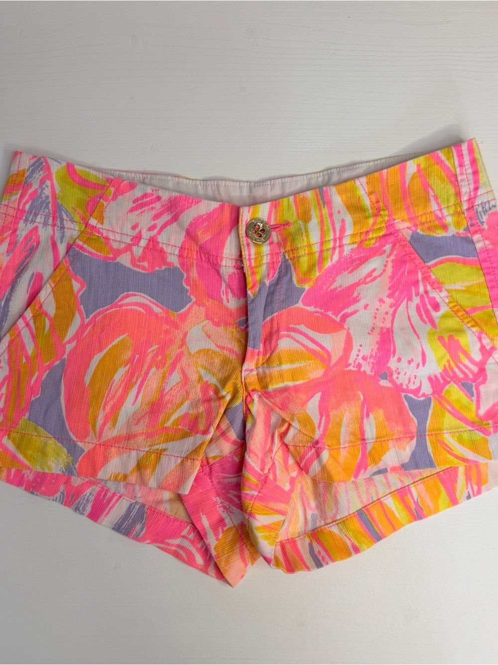 Lilly Pulitzer The Kerrie Short 100% Cotton Size 00